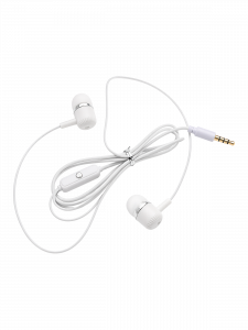 Орбита OT-ERG59 Белые наушники-гарнитура (3.5мм)